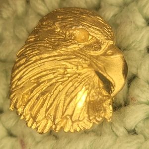 Gold plated Eagle Bolo Clip